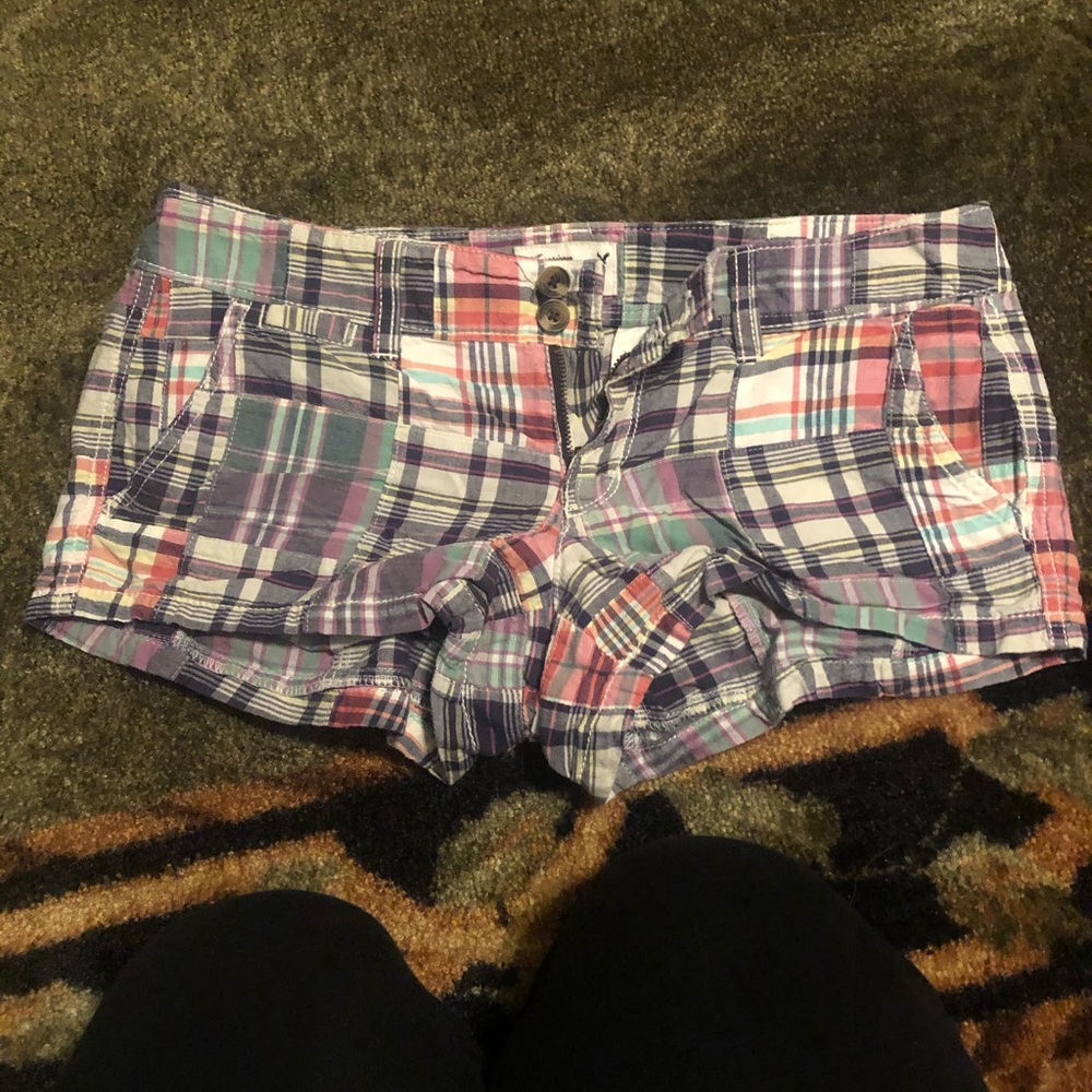 Plaid American Eagle Shorts